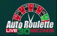 Authentic Auto Roulette 30 live